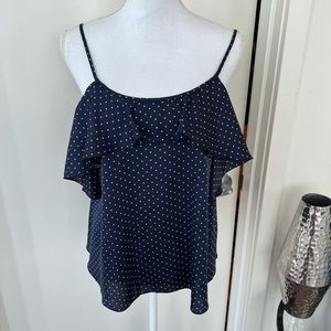 Victorias Secret Cold Shoulder Polka Dot Cami
